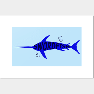 Swordfish Logo Posters and Art